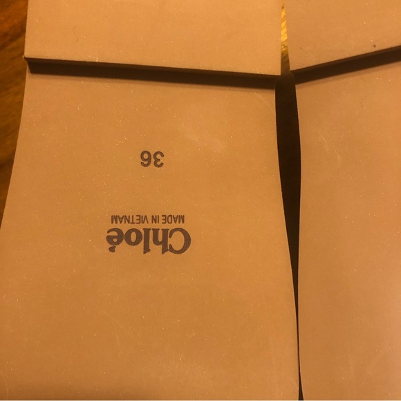 NIB $495 CHLOE Woody Logo Multicolored Stitch Sandals in size 36! - Picture 9 of 16